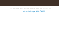 Desktop Screenshot of genesis88fam.org