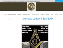 Tablet Screenshot of genesis88fam.org